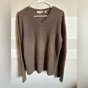Inhabit Cashmere Sweater‎ V-Neck Stretch Soft